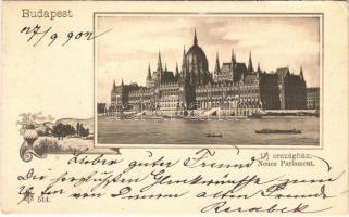 1902 Budapest V. Új Országház. Art Nouveau