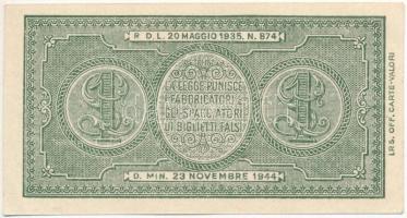 Olaszország 1944. 1L T:I
Italy 1944. 1 Lira C:UNC
Krause 29.b
