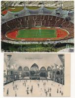 6 db VEGYES sport motívum képeslap: német stadionok / 6 mixed sport motive postcards: German stadiums