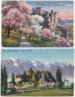 7 db főleg RÉGI európai város képeslap / 7 mostly pre-1945 European town-view postcards