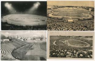 4 db MODERN sport motívum képeslap: magyar stadionok / 4 modern sport motive postcards: Hungarian stadiums