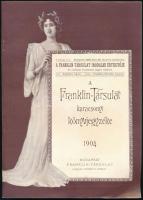 1904 Franklin-Társulat karácsonyi könyvjegyzéke 1904. Bp., Franklin, 160 p.