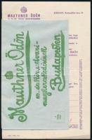 1917 Mauthner Ödön cs. és kir. magkereskedésének árjegyzéke, 1917. jan. 27., XIX évf. 1. sz., szakad...