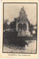 1934 Mezőtárkány, Hősök szobra, emlékmű. Foto Mészöly kiadása (EB)
