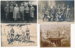 8 db I. világháborús katonai fotólap + 2 fotó