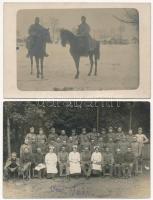 8 db I. világháborús katonai fotólap + 2 fotó