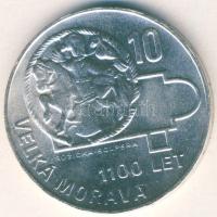Csehszlovákia 1966. 10K Ag "Nagy Morvaország" T:1/1-