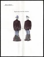 1913 Kisbíró egyenruha reklám színes képpel 4 p. Rosenthal és utóda