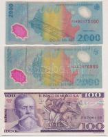 Vegyes: Görögország 1944. 200Dr + Mexikó 1982. 100P + Német Birodalom 1917. 5M + Olaszország 1969. 1...