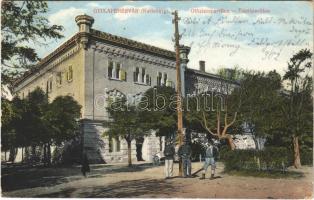 1916 Gyulafehérvár, Karlsburg, Alba Iulia; Tiszti pavilon, katonák / K.u.k. military officers pavilion, soldiers (EK)