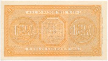 Olaszország 1944. 2L T:I
Italy 1944. 2 Lire C:UNC
Krause P#30
