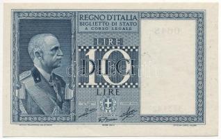 Olaszország 1944. 10L T:I Italy 1944. 10 Lire C:UNC Krause P#25c
