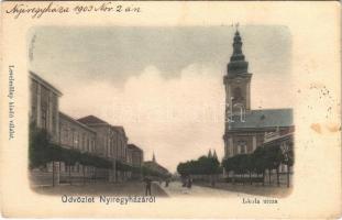 1903 Nyíregyháza, Iskola utca, templom