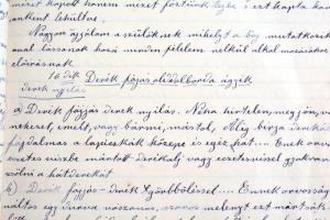 cca 1918-26 Dalman (Dallmann) József (1844 v. 45-?), bakonysárkányi nyugalmazott plébános kéziratos ...