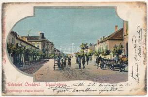 1905 Békéscsaba, Csaba; Vasút utca (Rb)