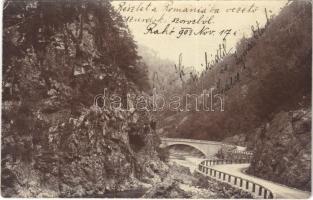 1903 Rahó, Rachov, Rahiv, Rakhiv; Szurdoki szoros Románia felé / gorge to Romania. photo (EK)