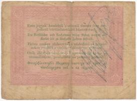 1848. 5Ft "Kossuth bankó" barna nyomat T:III fo.,firka, kis szakadás Adamo G109A