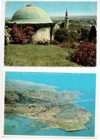 30 db MODERN külföldi városképes lap / 30 modern European town-view postcards