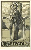Hl. Barbara. Patronin der Kanoniere / Saint Barbara, patron saint of the artillerymen. I.V.M.