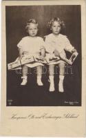 Kronprinz Otto und Erzherzogin Adelheid / Crown Prince Otto and Archduchess Adelheid of Austria, children of Charles I of Austria and Queen Zita. Phot. Atelier dOra