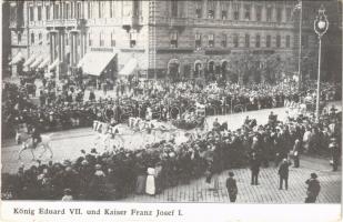 König Eduard VII und Kaiser Franz Josef I / King Edward VII and Emperor Franz Joseph I of Austria. B.K.W.I. (EK)