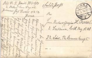 1915 Ers.-Pion.-Batl. 12. / WWI German military, group of soldiers. photo (EK)