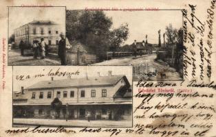 Tövis with railway-station, hotel (fl)