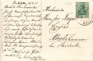 1915 Lazarett Kloster Plankstetten / WWI German military field hospital at the Plankstetten Monaster...