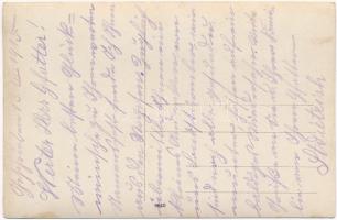 1915 WWI German military, soldiers with bayonets. photo