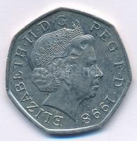 Nagy-Britannia 1998. 50p Cu-Ni "Az Egyesült Királyság 25 éve az Európai Unió tagja" T:2 ph. Great Britain 1998. 50 Pence Cu-Ni "25th anniversary of UK membership in the European Uniob" C:XF edge error Krause KM#992