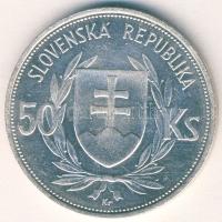 Szlovákia 1944. 50K Ag "5. Függetlenségi évforduló" T:2/2-