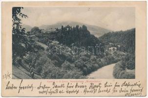 1907 Spittal an der Drau (Kärnten), Sanatorium Marienheim (wet damage)