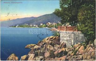 1914 Abbazia, Opatija; Klippenpartie (ázott / wet damage)