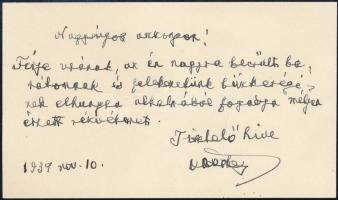 1939. nov. 10  Dr. Vásárhelyi Domokos, szül. Weisz Dávid (Hódmezővásárhely, 1859. április 2.- Bp., 1...