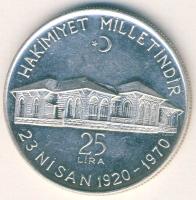 Törökország 1970. 25L Ag "Nemzeti gyűlés 50. évfordulója" T:2 apró ph.