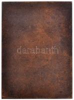 Solymári Valkó László (1909-1984) 1954. "Esze Tamás" Br plakett (91x66mm) T:2 Hungary 1954...