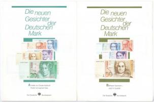 7xklf bankjegyismertető prospektus (5x Svájc, 2x Németország)