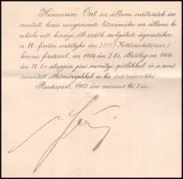 1912 Erdőtiszti kinevezés, Serényi Béla (1866-1919) földművelésügyi miniszter (második Khuen-Hédervá...