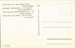 Sport-, Hangszer- és Játékáru Nagykereskedelmi Vállalat reklámlapja. Képzőművészeti Alap Kiadóvállal...