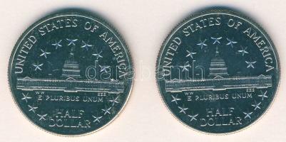 USA 1989. 1/2$ "200 éves Kongresszus" (2x) T:1