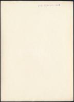 cca 1934 Kinszki Imre (1901-1945) budapesti fotóművész hagyatékából, pecséttel jelzett vintage fotó ...