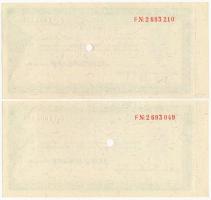 Németország / Drezda 1973. "Dresdner Bank" utazási csekk 100M értékben lyukasztással érvén...