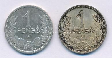 1927. 1P Ag + 1938. 1P Ag T:3,2 patina