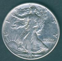 USA 1943D 1/2$ Ag "Walking" T:3