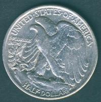 USA 1943D 1/2$ Ag "Walking" T:3