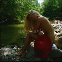 cca 1994 A partra vetett sellő esete, Menesdorfer Lajos (1941-2005) budapesti fotóművész hagyatékábó...