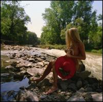 cca 1994 A partra vetett sellő esete, Menesdorfer Lajos (1941-2005) budapesti fotóművész hagyatékábó...