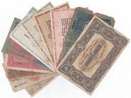 11db-os korona, pengő bankjegy tétel, közte 1904. 10K T:III,III-