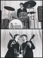 cca 1967 Beatles együttes, Fekete György (1904-1990) budapesti fényképész hagyatékából 3 db mai nagyítás, 10x15 cm
