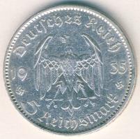 Német 3. Birodalom 1935A 5M Ag "Garnisonkirche" T:3